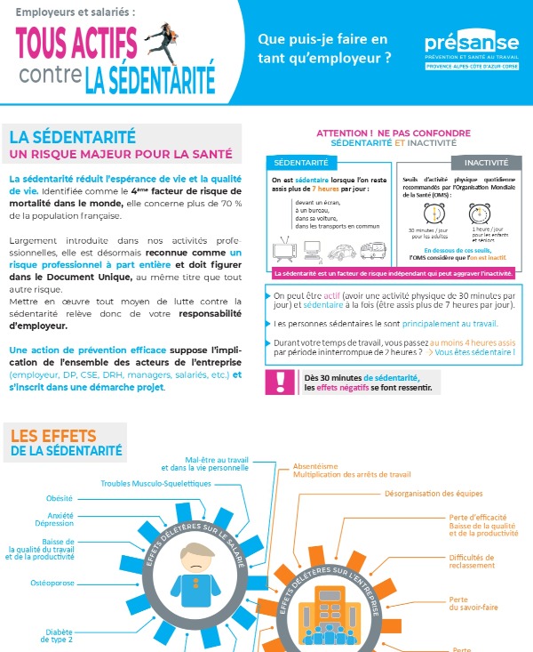 Tous actifs contre la sédentarité 